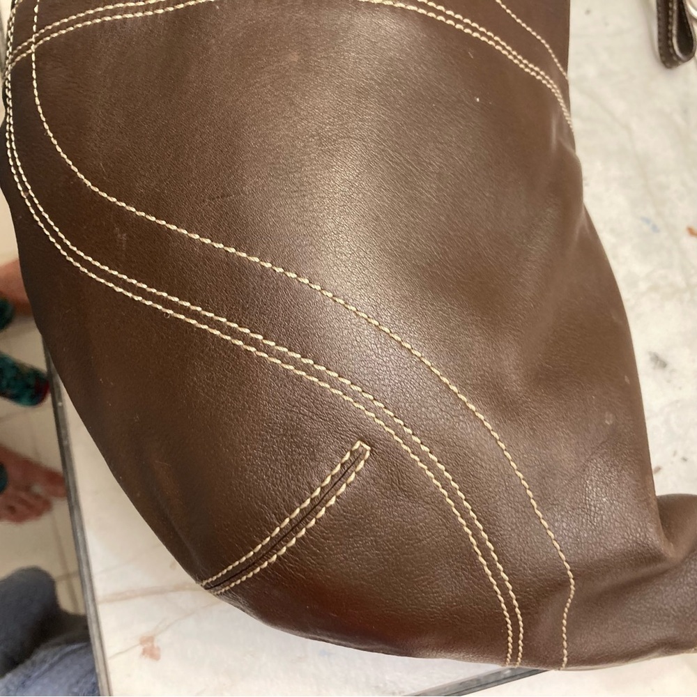 Coach 10032 brown leather large soho hobo bag - Picture 11 of 16